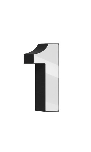 Cyfra-1-3D-z-filamentu-biale-lico-do-numeru-stolu-i-domu