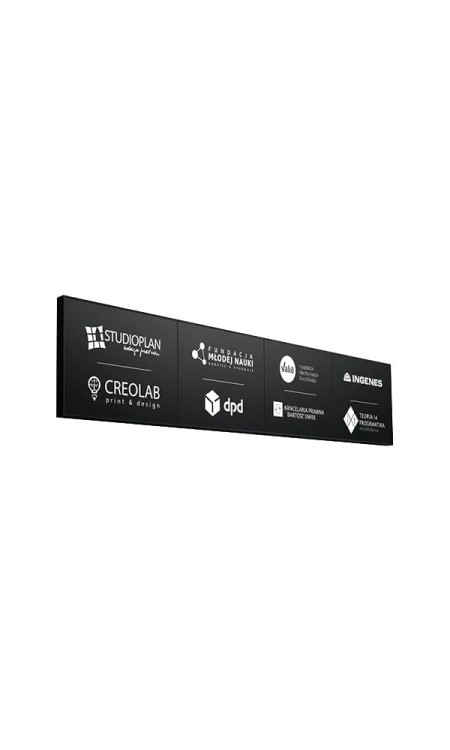 Kaseton-modulowy-z-logo-partnerow-Profesjonalny-szyld-informacyjny-Elegancki-czarny-kaseton-z-wieloma-logo-STUDIOPLAN-CREOLAB-DPD-INGENES-Idealny-do-biurowcow-i-parkow-technologicznych-Wyrazna-identyfikacja-wizualna