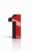 Cyfra-1-3D-z-filamentu-czerwone-lico-do-numeru-stolu-i-domu